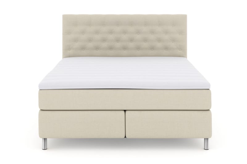Select No 3 Kontinentalseng 180x200 Medium, Beige/Metallben