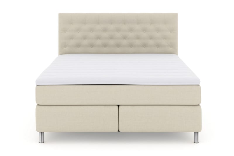 Select No 3 Kontinentalseng 210x210 Fast - Beige/Metallben - Møbler - Senger - Kontinentalsenger