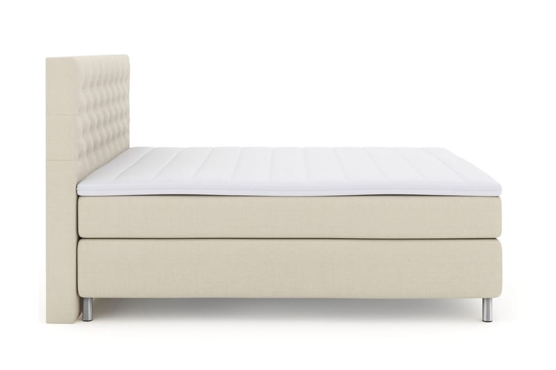 Select No 3 Kontinentalseng 210x210 Fast - Beige/Metallben - Møbler - Senger - Kontinentalsenger