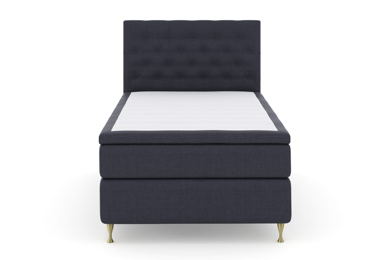 Select No 4 Komplett Sengepakke 120x200 Fast - Blå/Gullben - Møbler - Senger - Komplett sengepakke