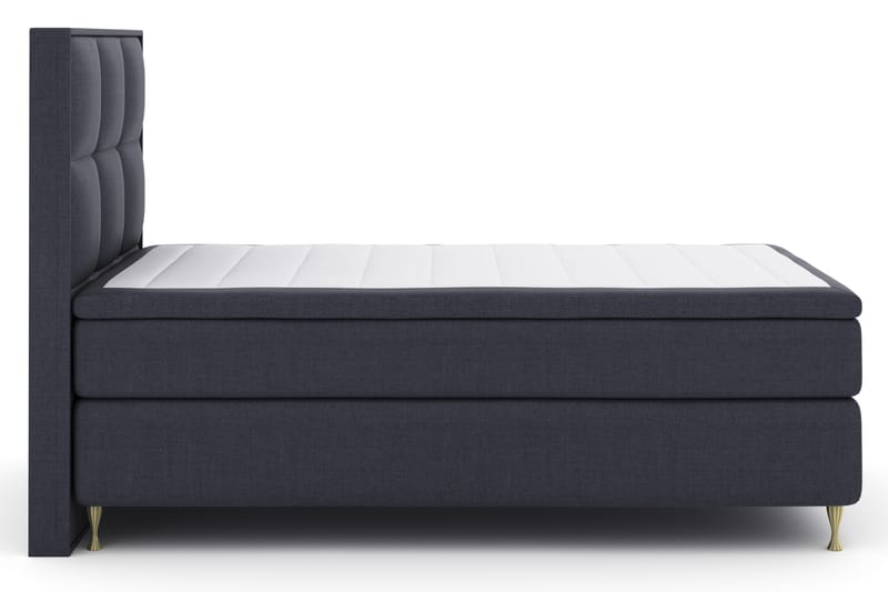 Select No 4 Komplett Sengepakke 120x200 Fast - Blå/Gullben - Møbler - Senger - Komplett sengepakke