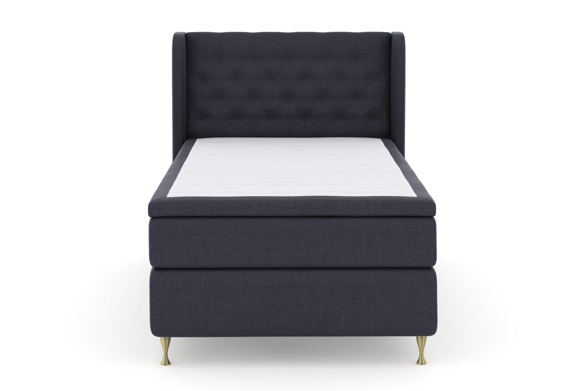 Select No 4 Komplett Sengepakke 120x200 Fast - Blå/Gullben