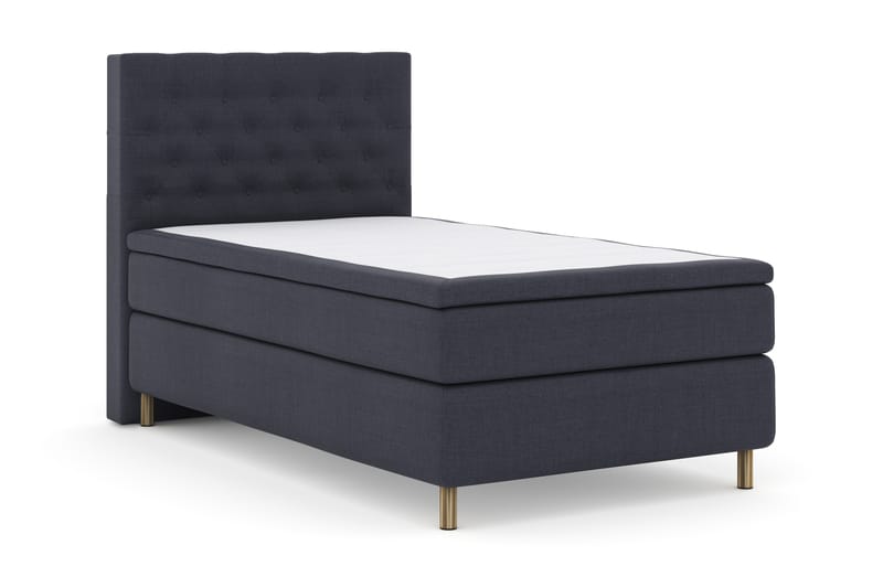 Select No 4 Komplett Sengepakke 120x200 Fast - Blå/Kobberben - Møbler - Senger - Komplett sengepakke