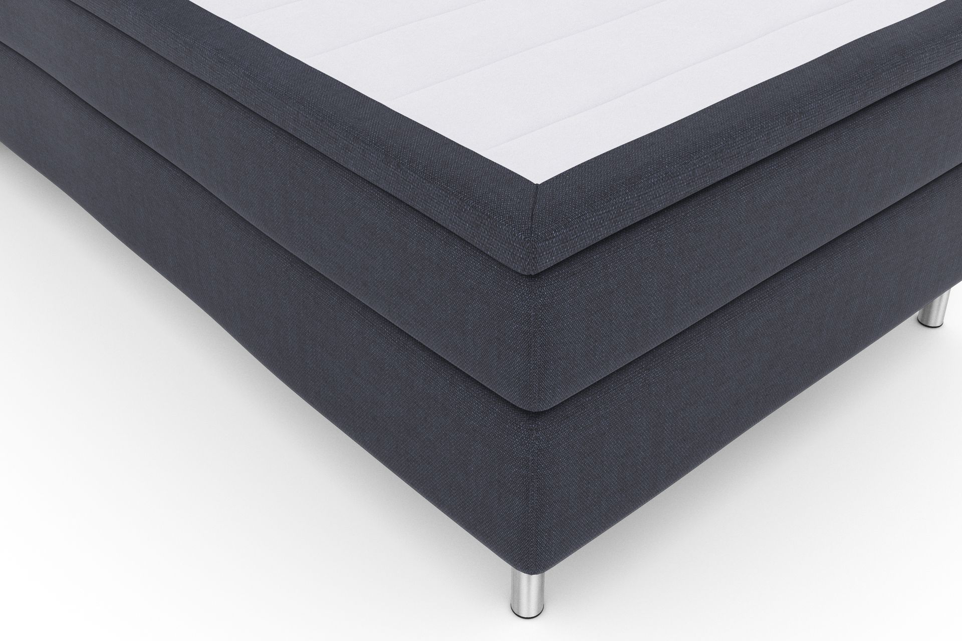 Select No 4 Komplett Sengepakke 120x200 Fast - Blå/Metallben - Møbler - Senger - Komplett sengepakke