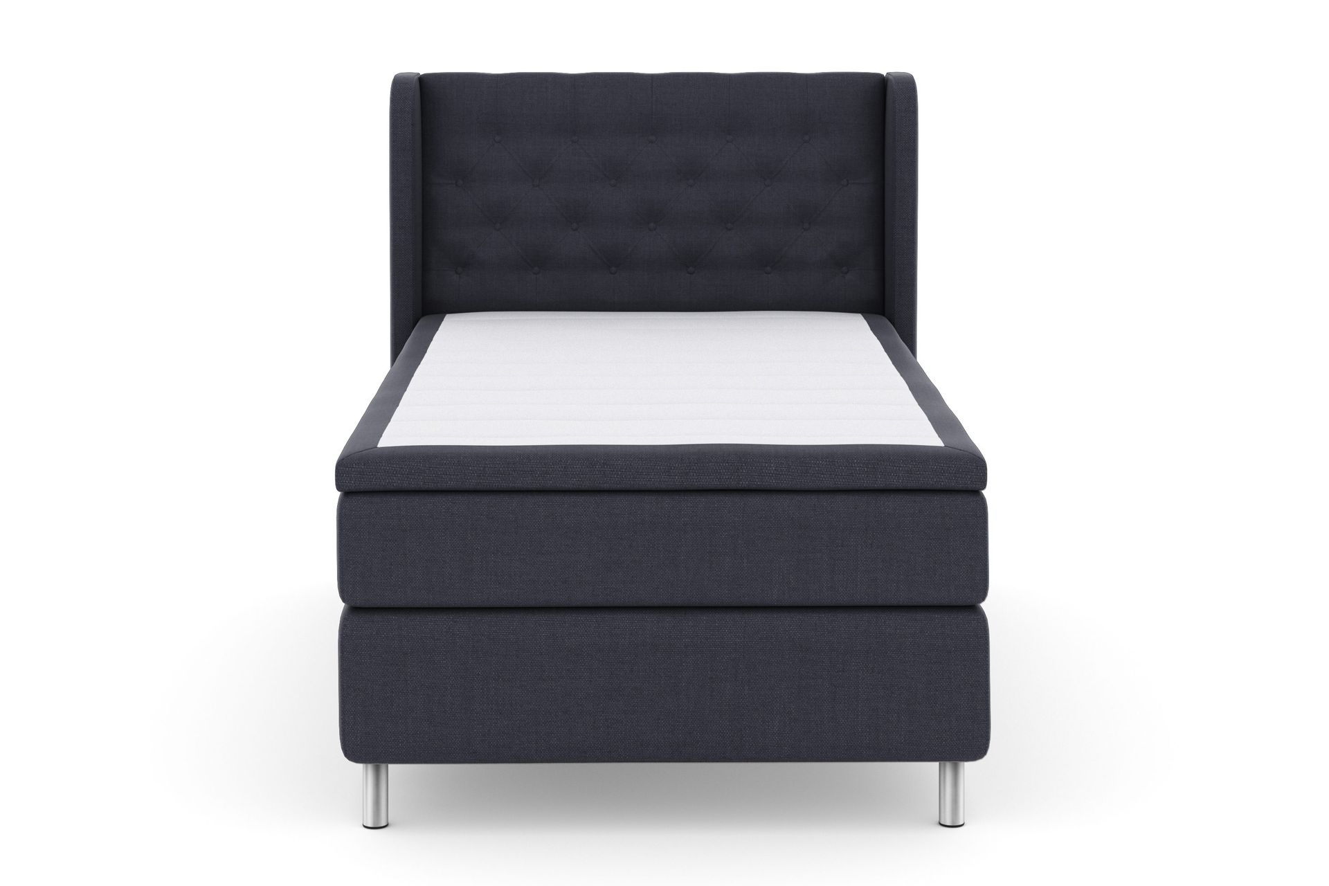 Select No 4 Komplett Sengepakke 120x200 Fast - Blå/Metallben