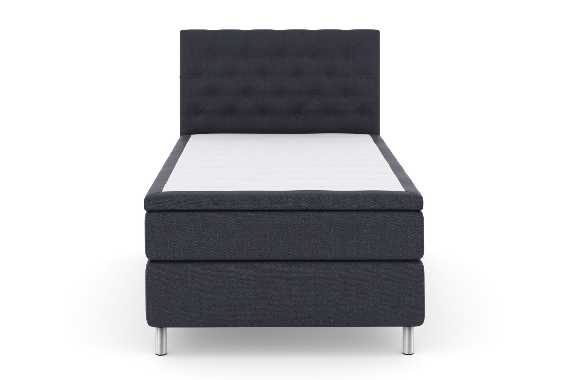 Select No 4 Komplett Sengepakke 120x200 Fast - Blå/Metallben - Møbler - Senger - Komplett sengepakke