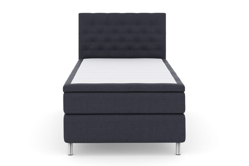 Select No 4 Komplett Sengepakke 120x200 Fast - Blå/Metallben - Møbler - Senger - Komplett sengepakke