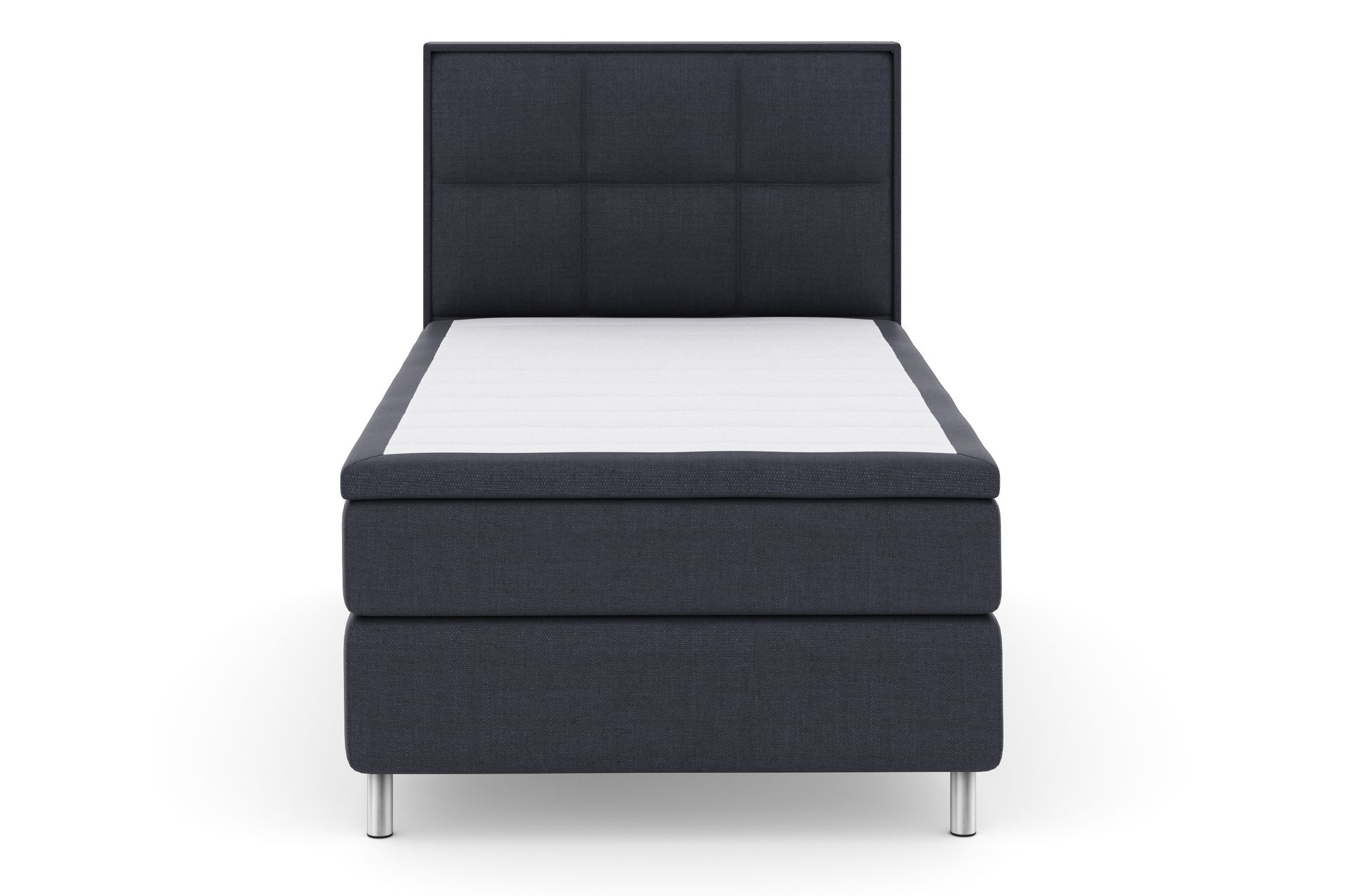 Select No 4 Komplett Sengepakke 120x200 Fast - Blå/Metallben - Møbler - Senger - Komplett sengepakke