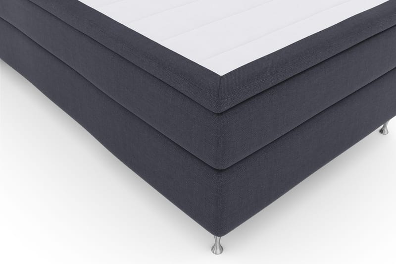 Select No 4 Komplett Sengepakke 120x200 Fast - Blå/Sølvben - Møbler - Senger - Kontinentalsenger
