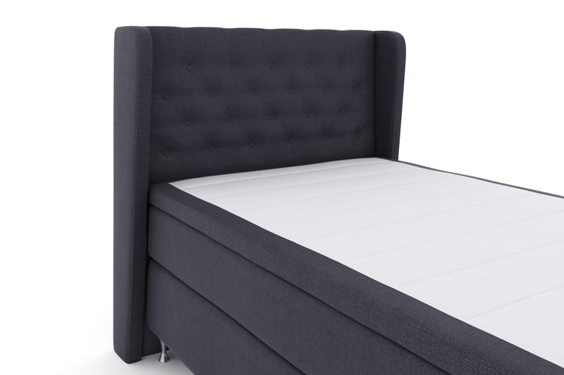 Select No 4 Komplett Sengepakke 120x200 Fast - Blå/Sølvben - Møbler - Senger - Komplett sengepakke