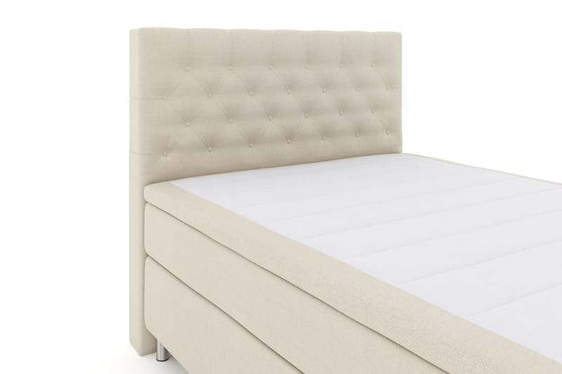 Select No 4 Komplett Sengepakke 140x200 Fast - Beige/Metallben - Møbler - Senger - Komplett sengepakke