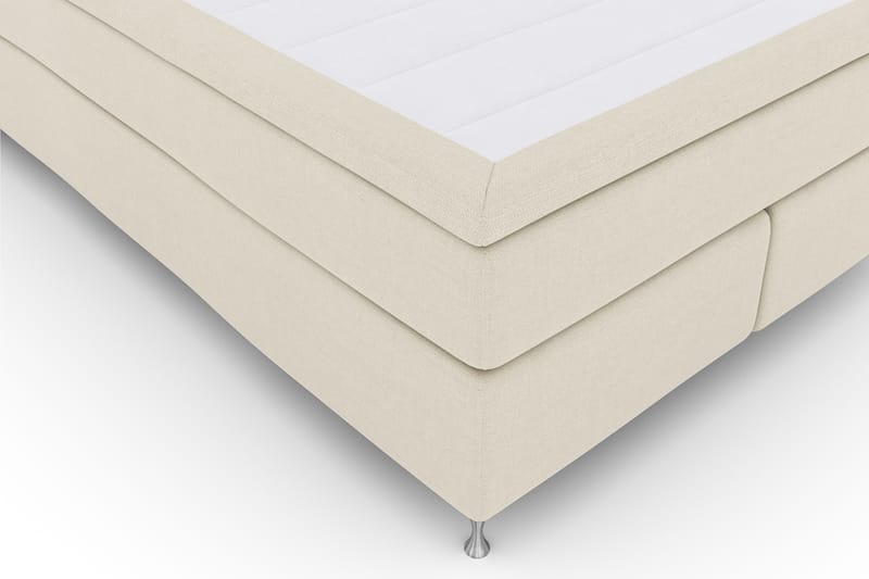 Select No 4 Komplett Sengepakke 140x200 Fast - Beige/Sølvben - Komplett sengepakke - Kontinentalsenger - Dobbeltsenger