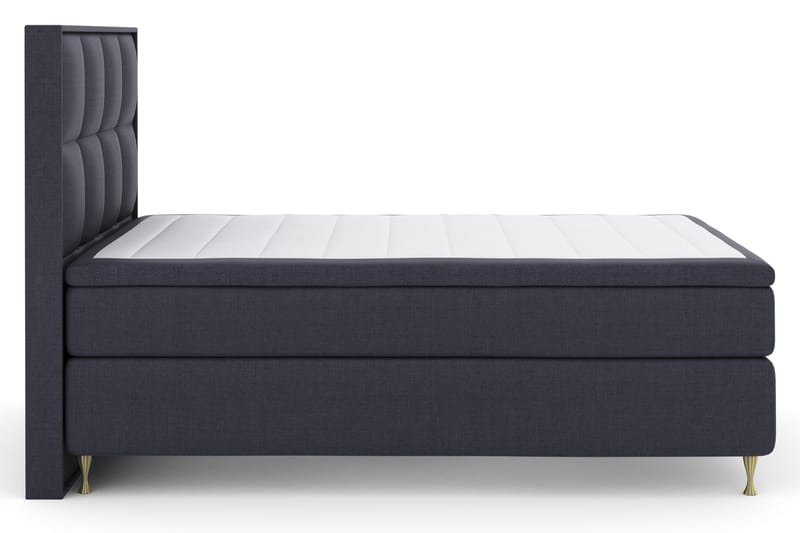 Select No 4 Komplett Sengepakke 140x200 Fast - Blå/Gullben - Møbler - Senger - Komplett sengepakke