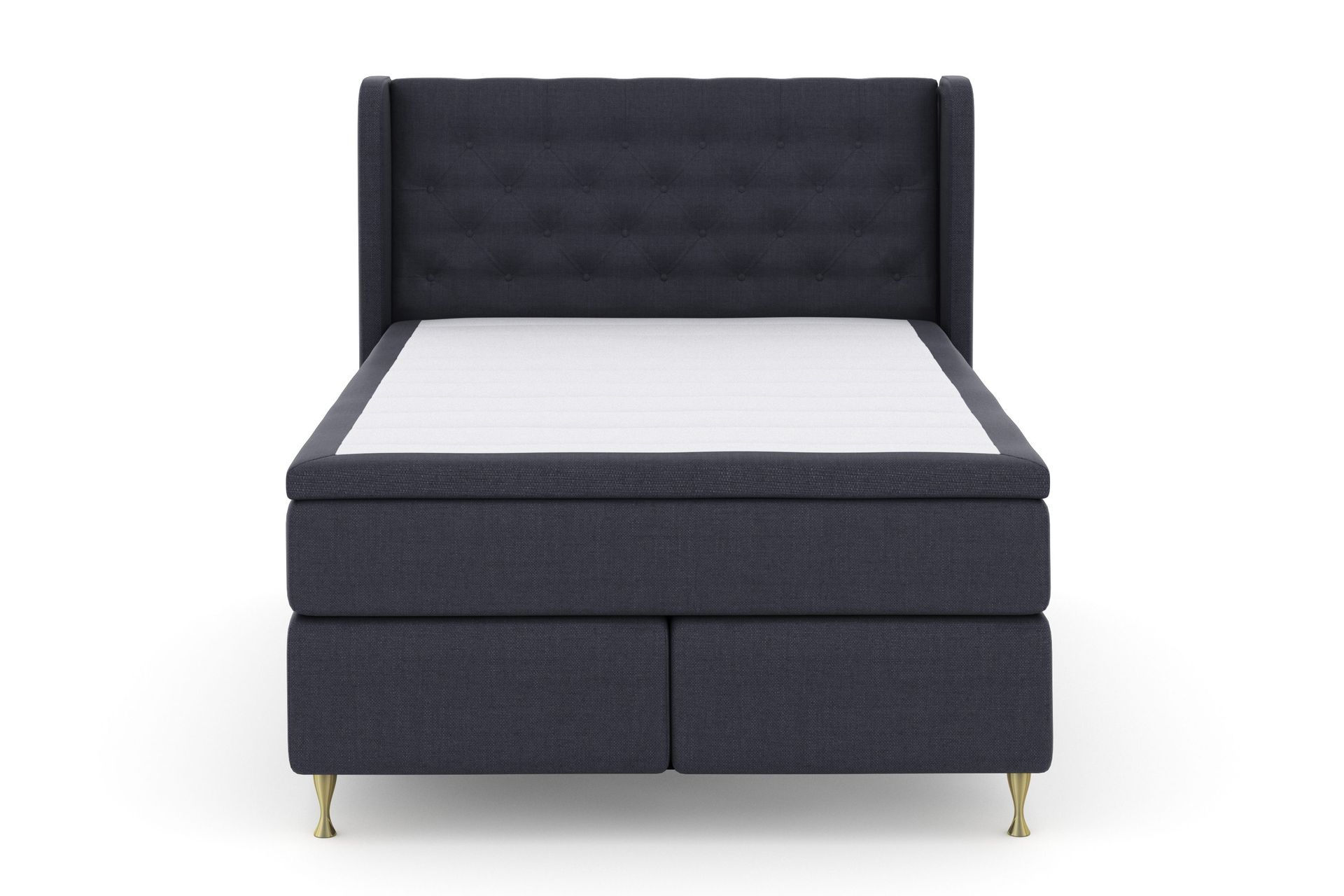 Select No 4 Komplett Sengepakke 140x200 Fast - Blå/Gullben