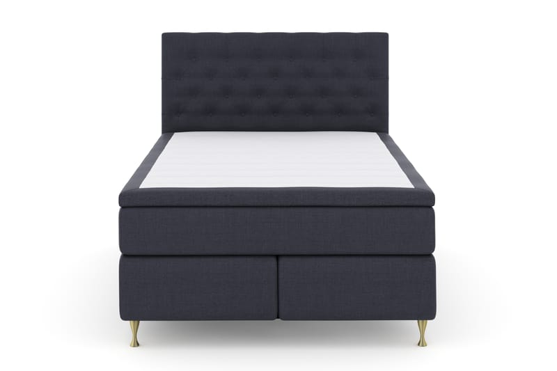 Select No 4 Komplett Sengepakke 140x200 Fast - Blå/Gullben - Møbler - Senger - Komplett sengepakke