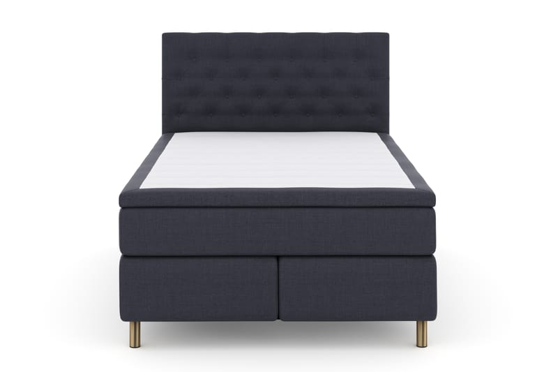 Select No 4 Komplett Sengepakke 140x200 Fast - Blå/Kobberben - Møbler - Senger - Komplett sengepakke
