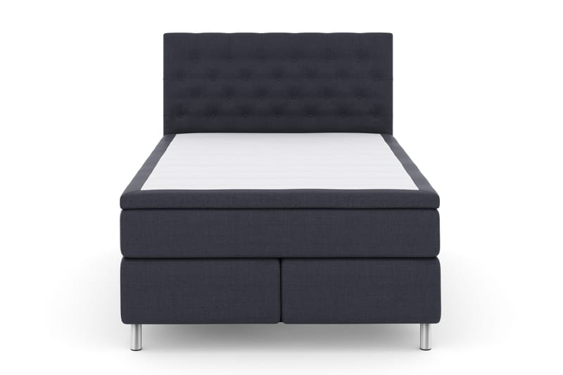 Select No 4 Komplett Sengepakke 140x200 Fast - Blå/Metallben - Møbler - Senger - Komplett sengepakke