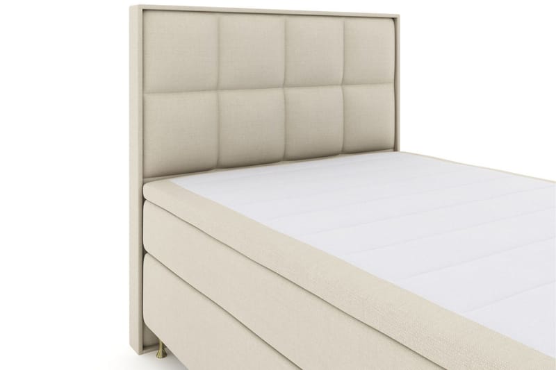 Select No 4 Komplett Sengepakke 140x200 Fast/Medium - Beige/Gullben - Møbler - Senger - Kontinentalsenger