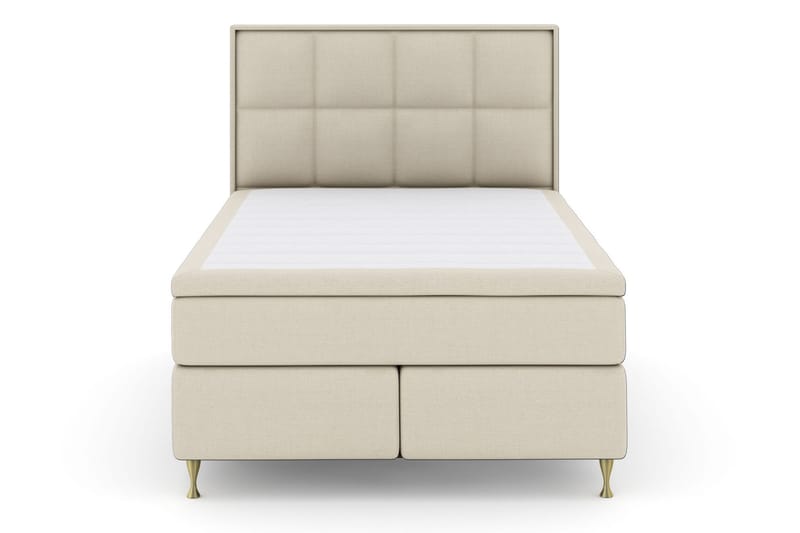 Select No 4 Komplett Sengepakke 140x200 Fast/Medium - Beige/Gullben - Komplett sengepakke - Kontinentalsenger - Dobbeltsenger