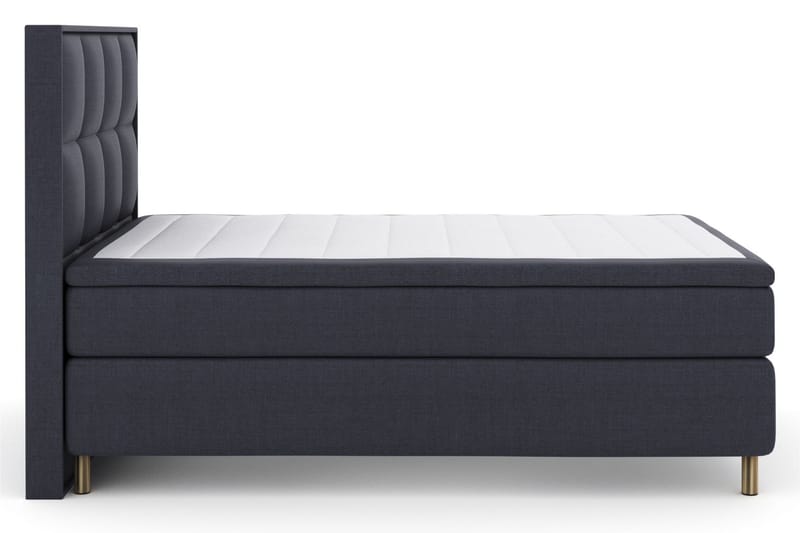 Select No 4 Komplett Sengepakke 140x200 Fast/Medium - Blå/Metallben - Møbler - Senger - Komplett sengepakke