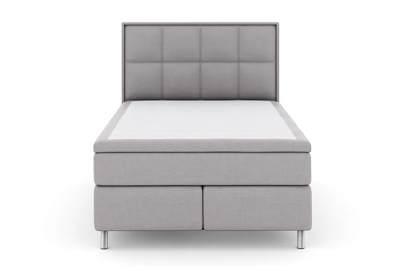 Select No 4 Komplett Sengepakke 140x200 Fast/Medium, Blå/V-formede Metallben