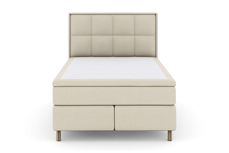 Select No 4 Komplett Sengepakke 140x200 Medium - Beige/Kobberben - Møbler - Senger - Komplett sengepakke