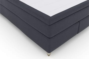 Select No 4 Komplett Sengepakke 140x200 Medium - Blå/V-formede Metallben - Møbler - Senger - Komplett sengepakke