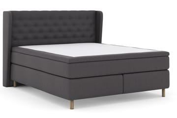 Select No 4 Komplett Sengepakke 160x200 Medium - Mørkegrå/Kobberben - Møbler - Senger - Komplett sengepakke