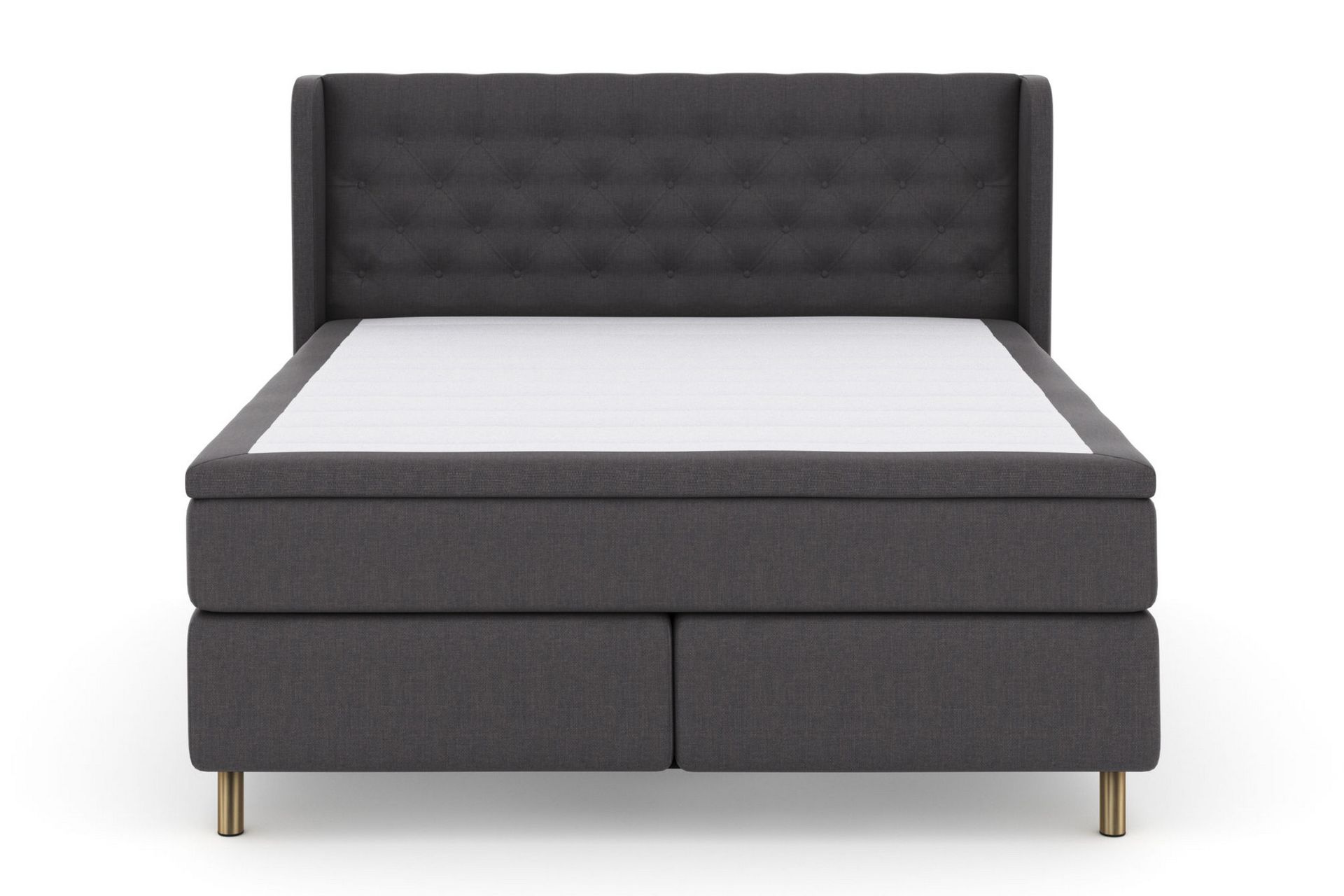 Select No 4 Komplett Sengepakke 160x200 Medium - Mørkegrå/Kobberben - Møbler - Senger - Komplett sengepakke