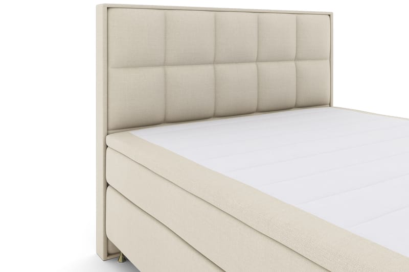 Select No 4 Komplett Sengepakke 180x200 Fast - Beige/Gullben - Møbler - Senger - Komplett sengepakke