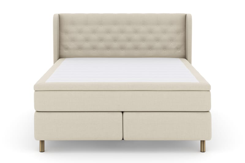 Select No 4 Komplett Sengepakke 180x200 Fast - Beige/Kobberben - Møbler - Senger - Komplett sengepakke