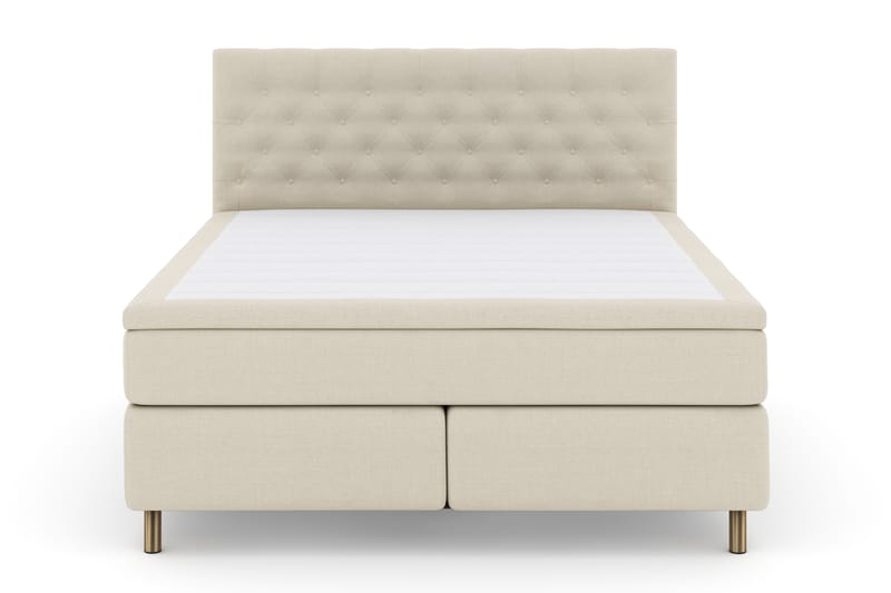 Select No 4 Komplett Sengepakke 180x200 Fast - Beige/Kobberben - Møbler - Senger - Komplett sengepakke