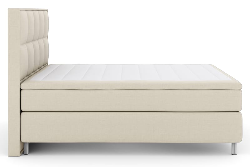 Select No 4 Komplett Sengepakke 180x200 Fast - Beige/Metallben - Møbler - Senger - Komplett sengepakke