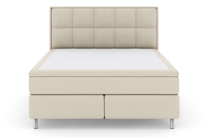 Select No 4 Komplett Sengepakke 180x200 Fast - Beige/Metallben - Møbler - Senger - Komplett sengepakke