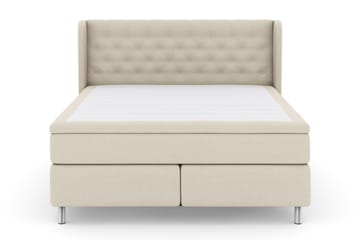 Select No 4 Komplett Sengepakke 180x200 Fast - Beige/Metallben - Møbler - Senger - Komplett sengepakke