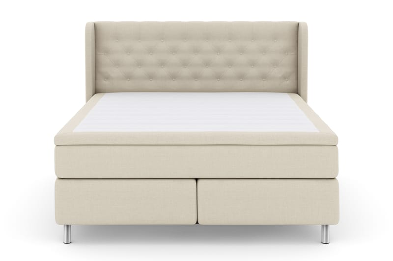 Select No 4 Komplett Sengepakke 180x200 Fast - Beige/Metallben - Møbler - Senger - Komplett sengepakke