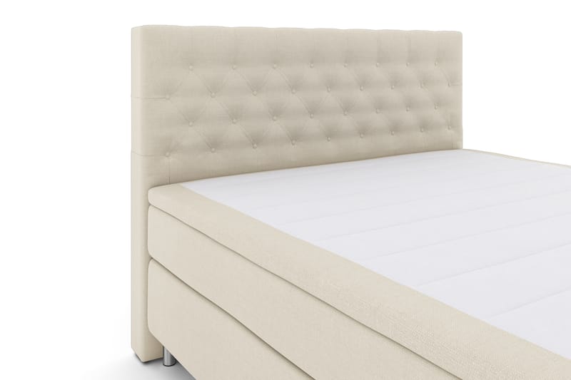 Select No 4 Komplett Sengepakke 180x200 Fast - Beige/Metallben - Møbler - Senger - Kontinentalsenger
