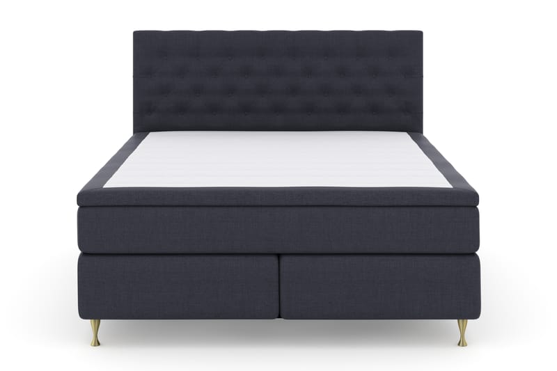Select No 4 Komplett Sengepakke 180x200 Fast - Blå/Gullben - Møbler - Senger - Komplett sengepakke