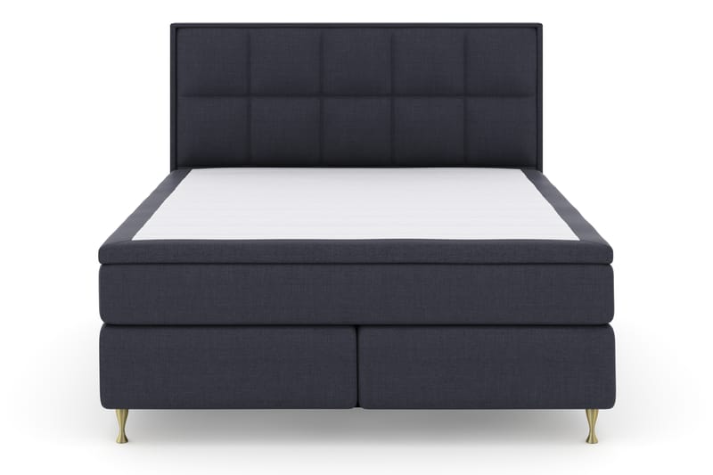 Select No 4 Komplett Sengepakke 180x200 Fast - Blå/Gullben - Møbler - Senger - Komplett sengepakke