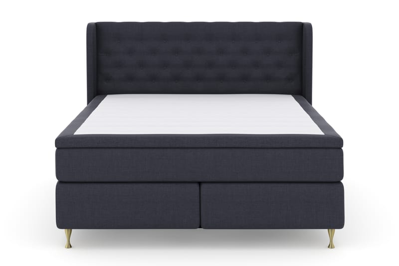Select No 4 Komplett Sengepakke 180x200 Fast - Blå/Gullben - Møbler - Senger - Komplett sengepakke