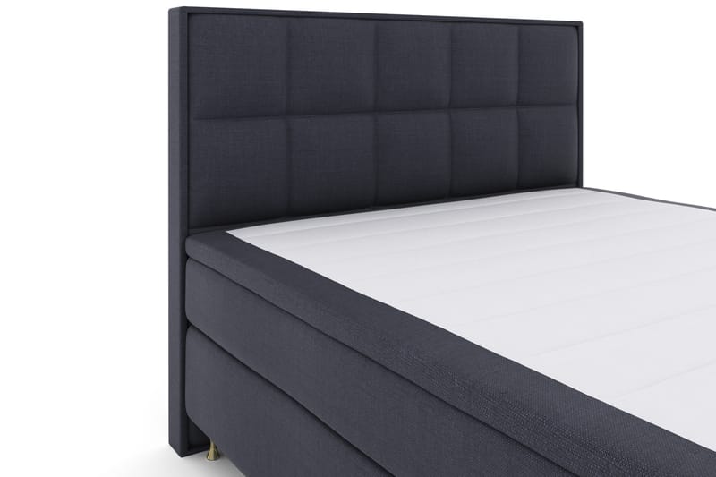 Select No 4 Komplett Sengepakke 180x200 Fast - Blå/Gullben - Møbler - Senger - Komplett sengepakke