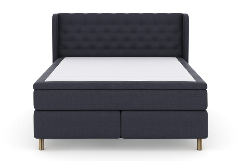 Select No 4 Komplett Sengepakke 180x200 Fast - Blå/Kobberben - Møbler - Senger - Komplett sengepakke