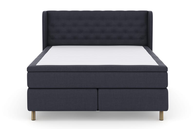 Select No 4 Komplett Sengepakke 180x200 Fast - Blå/Kobberben - Møbler - Senger - Kontinentalsenger