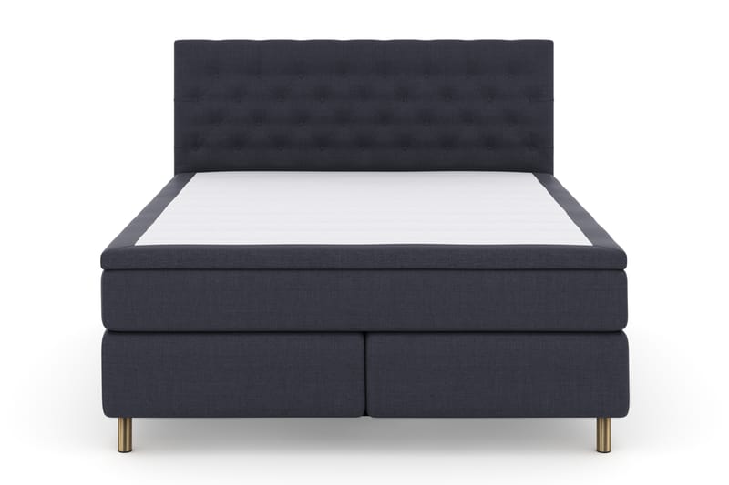 Select No 4 Komplett Sengepakke 180x200 Fast - Blå/Kobberben - Møbler - Senger - Komplett sengepakke