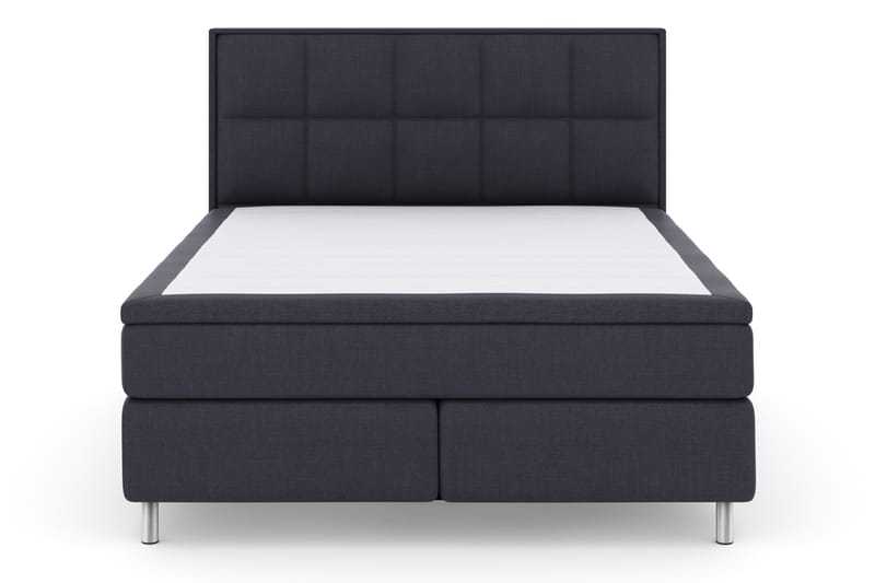 Select No 4 Komplett Sengepakke 180x200 Fast - Blå/Metallben - Møbler - Senger - Komplett sengepakke