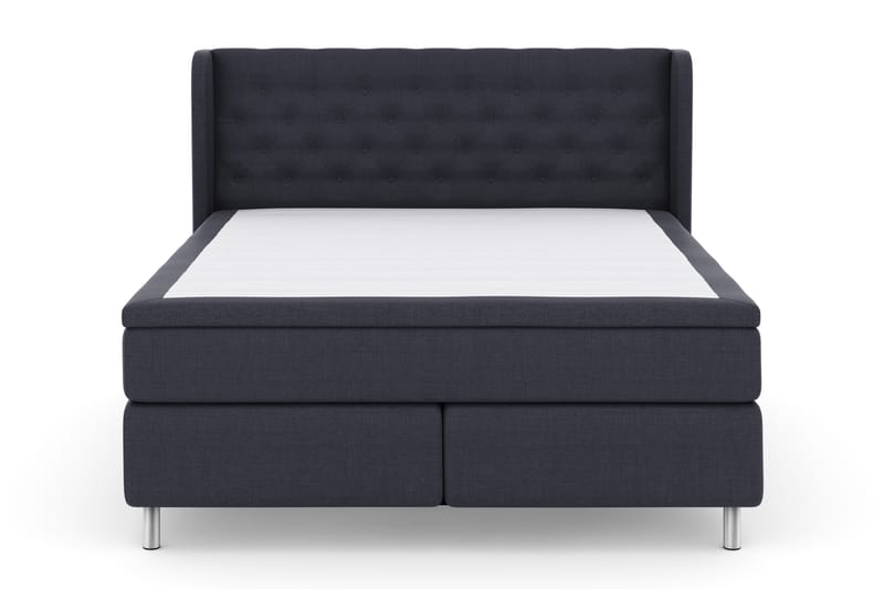 Select No 4 Komplett Sengepakke 180x200 Fast - Blå/Metallben - Møbler - Senger - Komplett sengepakke