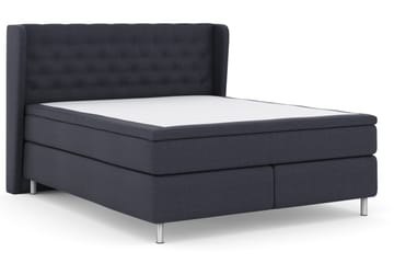 Select No 4 Komplett Sengepakke 180x200 Fast - Blå/Metallben - Møbler - Senger - Komplett sengepakke