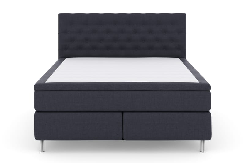 Select No 4 Komplett Sengepakke 180x200 Fast, Blå/Metallben