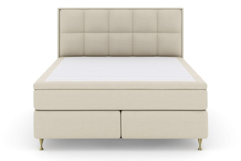 Select No 4 Komplett Sengepakke 180x200 Fast/Medium - Beige/Gullben - Komplett sengepakke - Kontinentalsenger - Dobbeltsenger