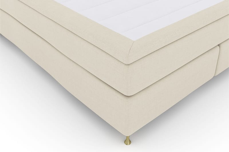 Select No 4 Komplett Sengepakke 180x200 Fast/Medium - Beige/Gullben - Komplett sengepakke - Kontinentalsenger - Dobbeltsenger